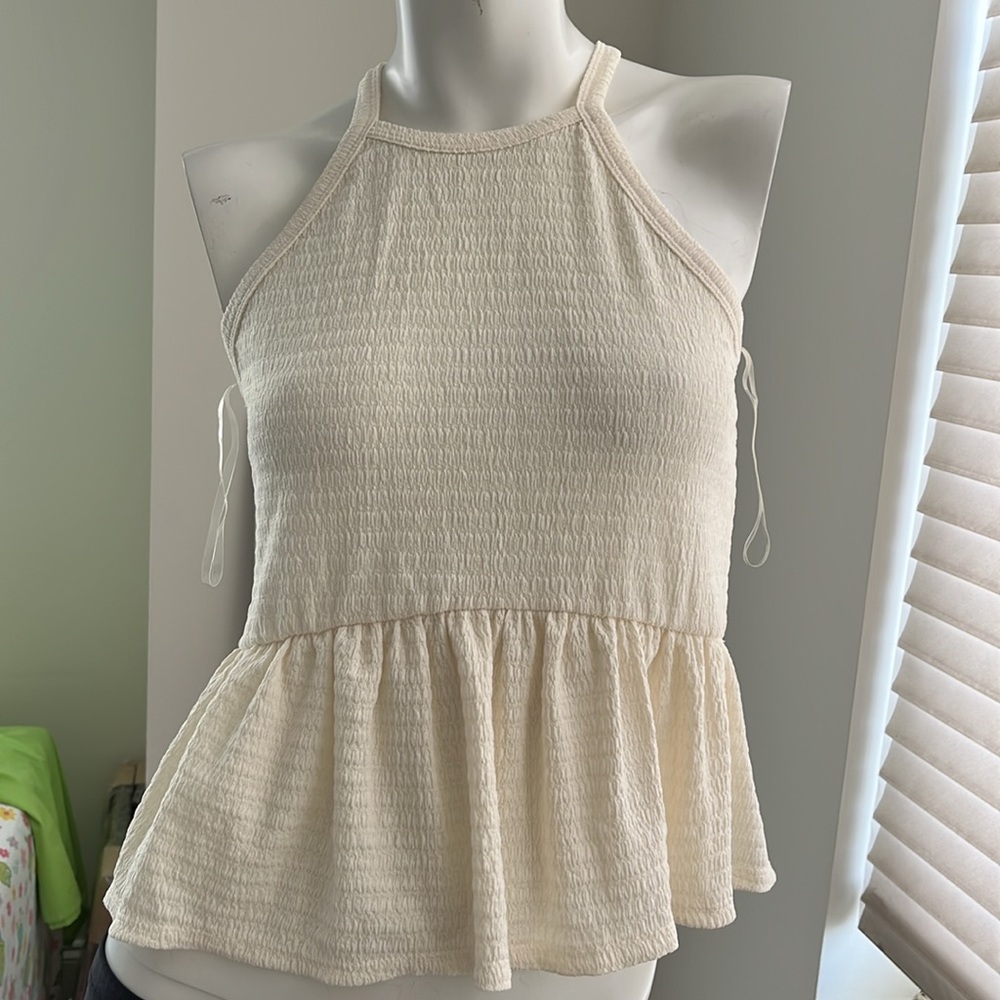 Lush Beige Tank Top S NEW